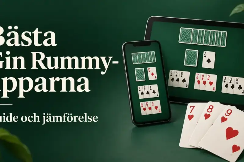 Bästa Gin Rummy-apparna – guide och jämförelse