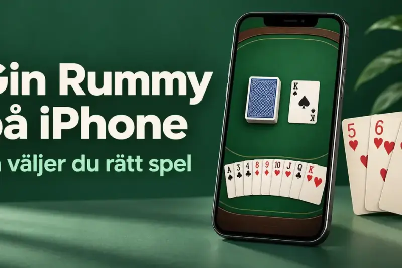 Gin Rummy-app för iPhone – så väljer du rätt spel