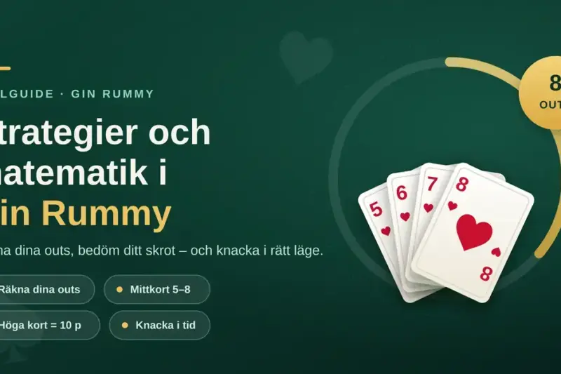 Strategier och matematik i Gin Rummy