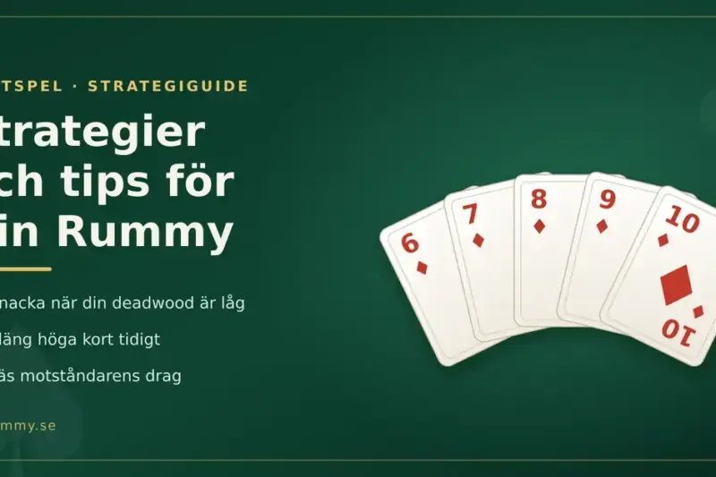 Strategier och tips för Gin Rummy